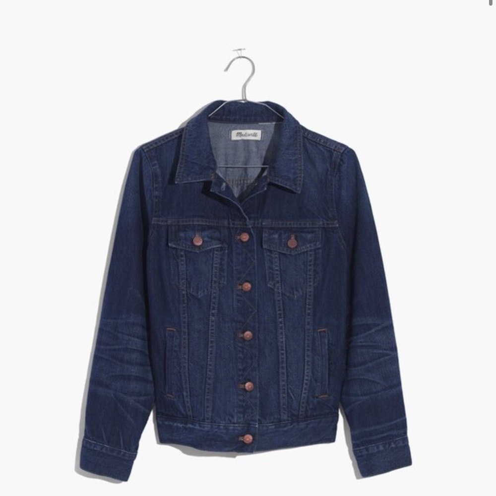 Madewell Jean Jacket in Briarwood Wash Medium